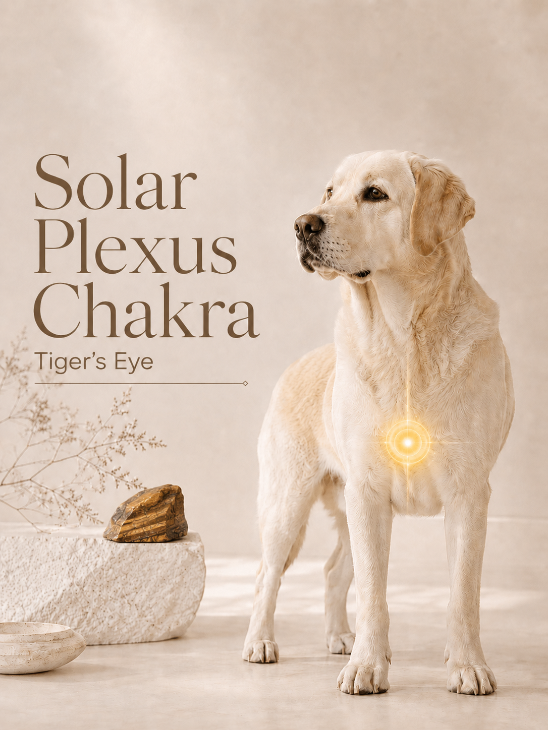 Solar Plexus Chakra Tiger's Eye Meaning: Courage, Focus, and Matching Pet Collar Sets