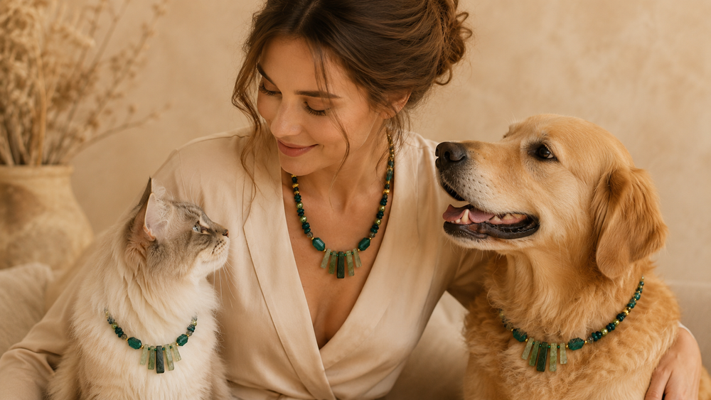 May Birthstone Malachite: Earth's Renewal, Gentle Protection, and Matching Pet-Owner Jewelry