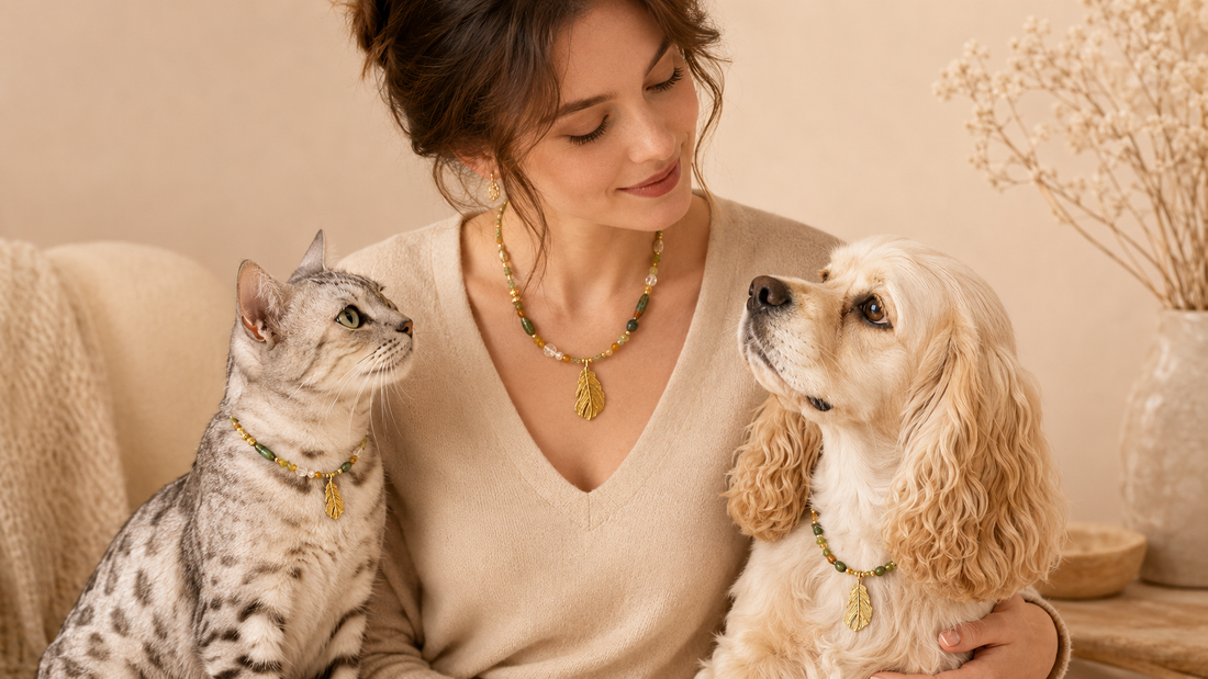August Birthstone Peridot: Sunlight, Courage, and Matching Pet-Owner Jewelry
