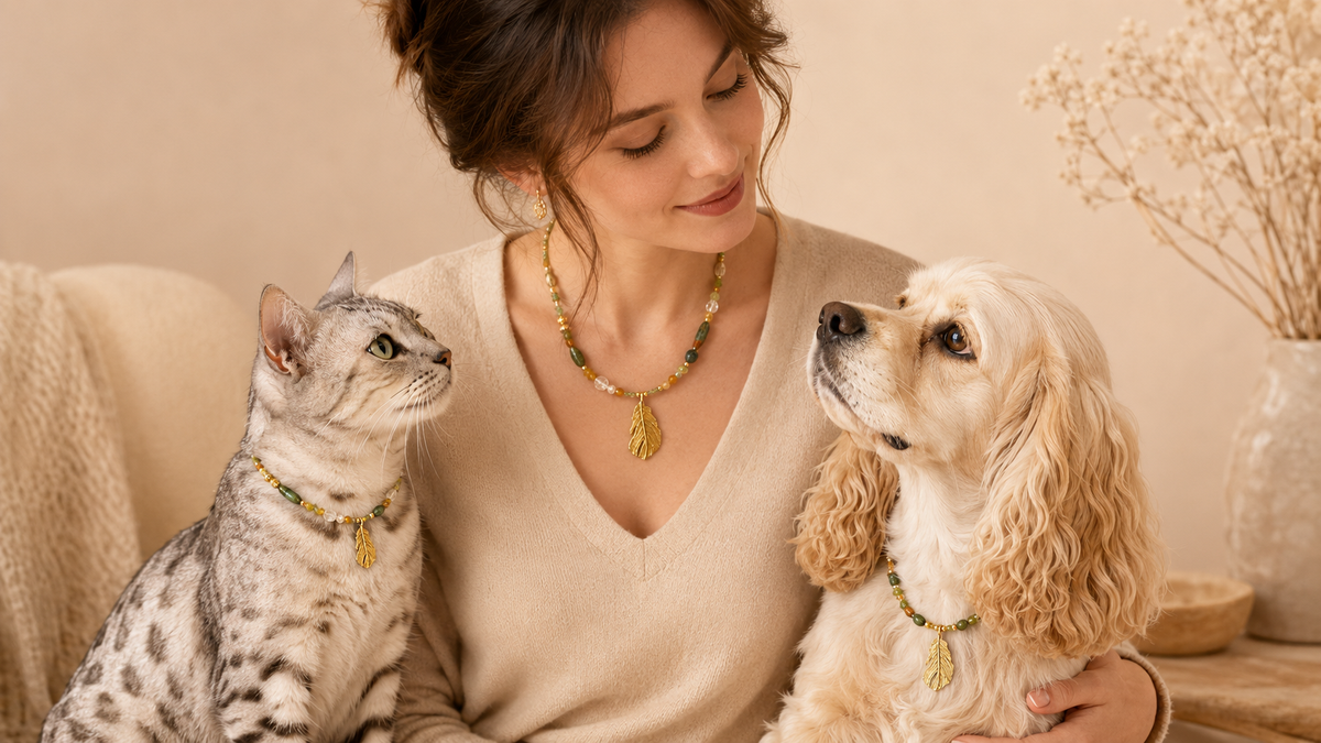 August Birthstone Peridot: Sunlight, Courage, and Matching Pet-Owner Jewelry