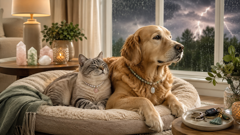 Supporting Anxious Pets: Calming Routines and Crystal Symbolism