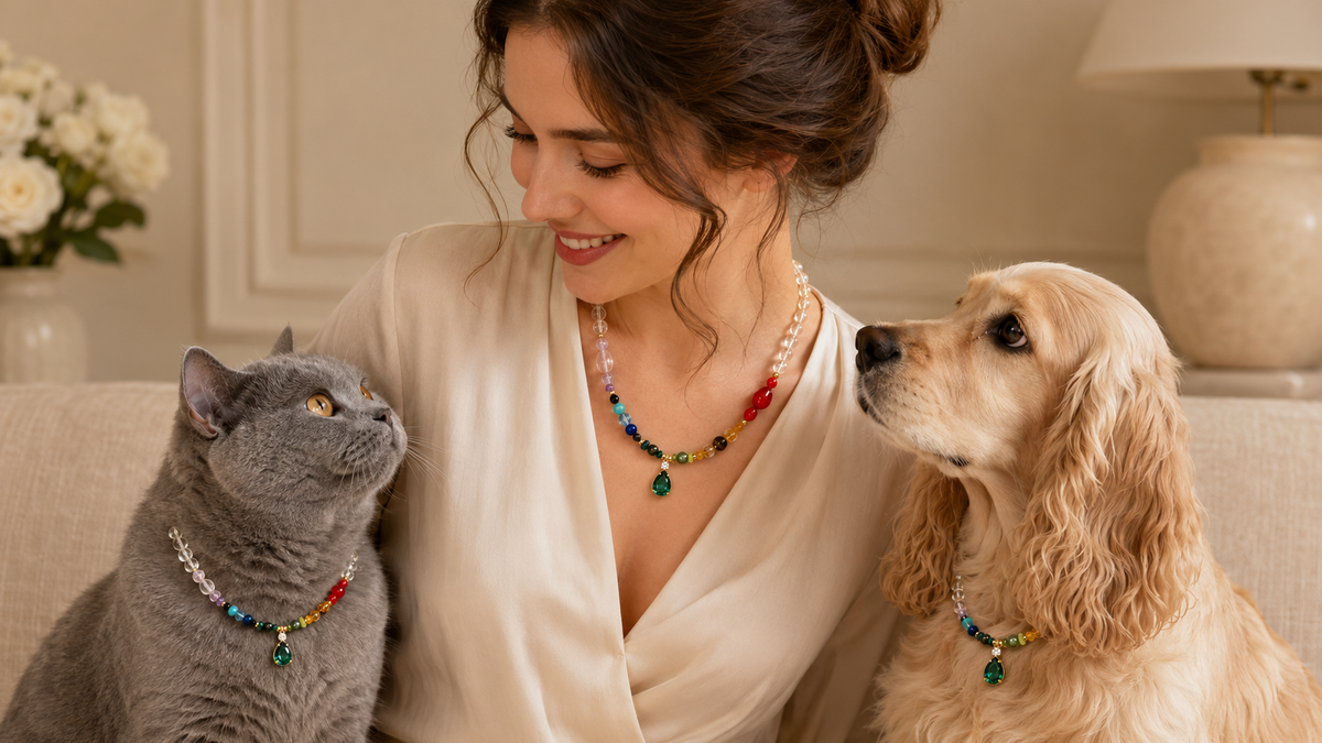April Birthstone Clear Quartz: Purity, Balance, and Matching Pet-Owner Jewelry