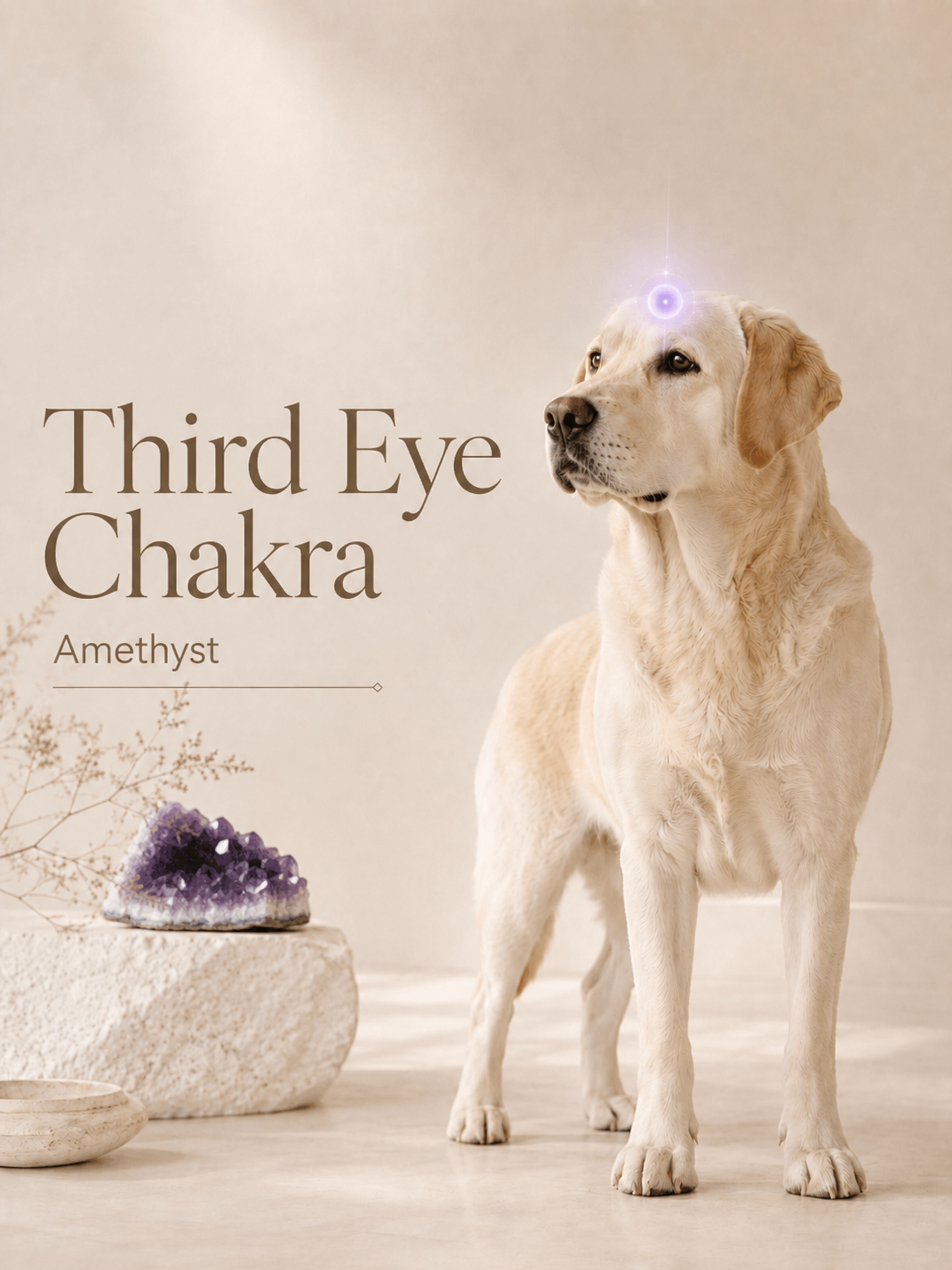 Third Eye Chakra Amethyst Meaning: Serenity, Sleep, and Matching Pet Collar Sets