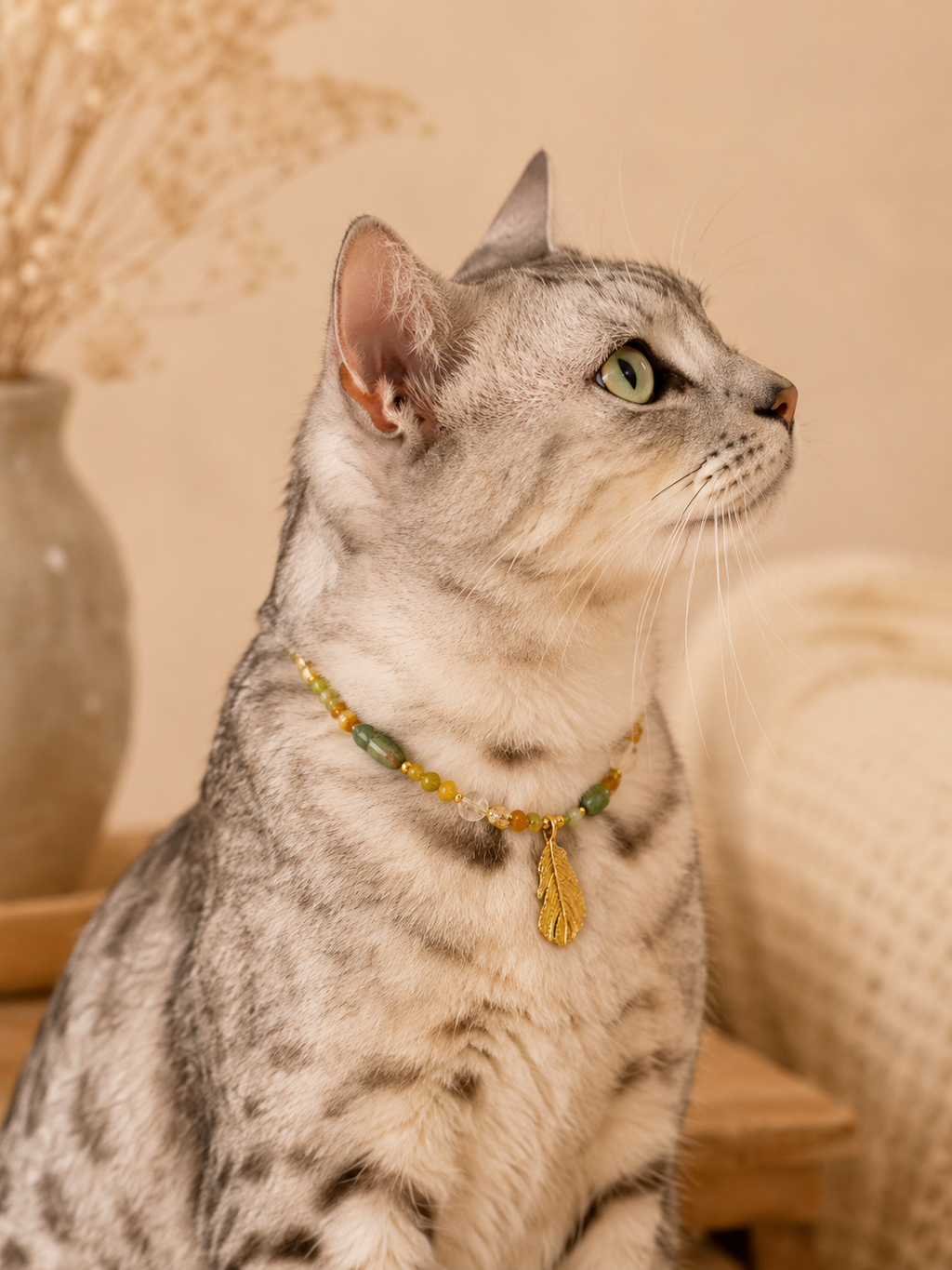 August Peridot Matching Pet & Owner Necklace