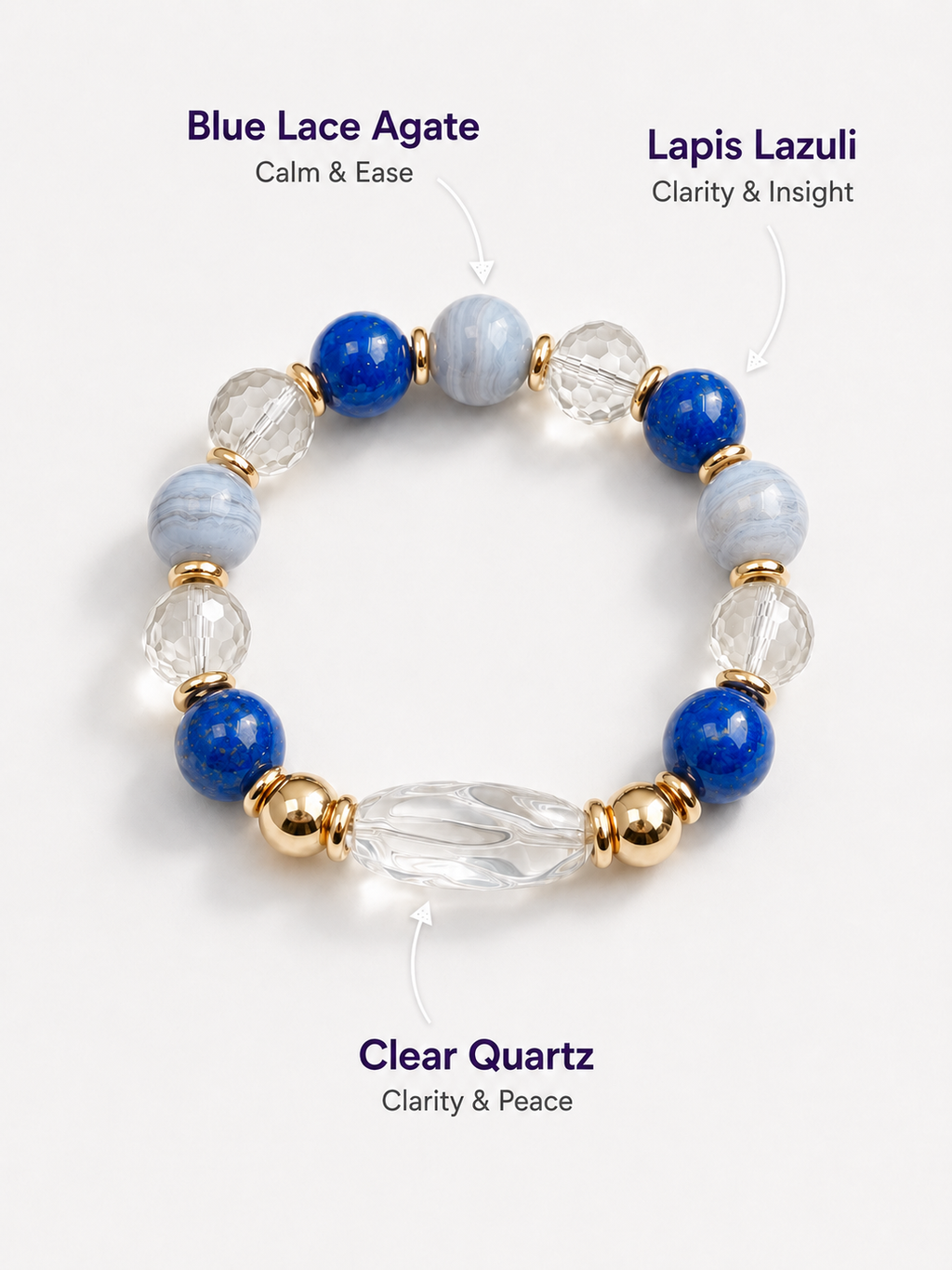 Lapis Lazuli Matching Pet Collar & Owner Bracelet Set