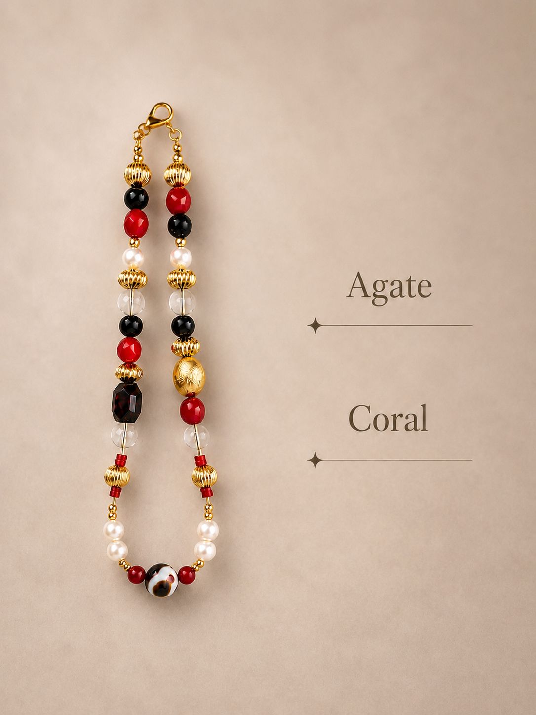 January Garnet Matching Pet & Owner Necklace