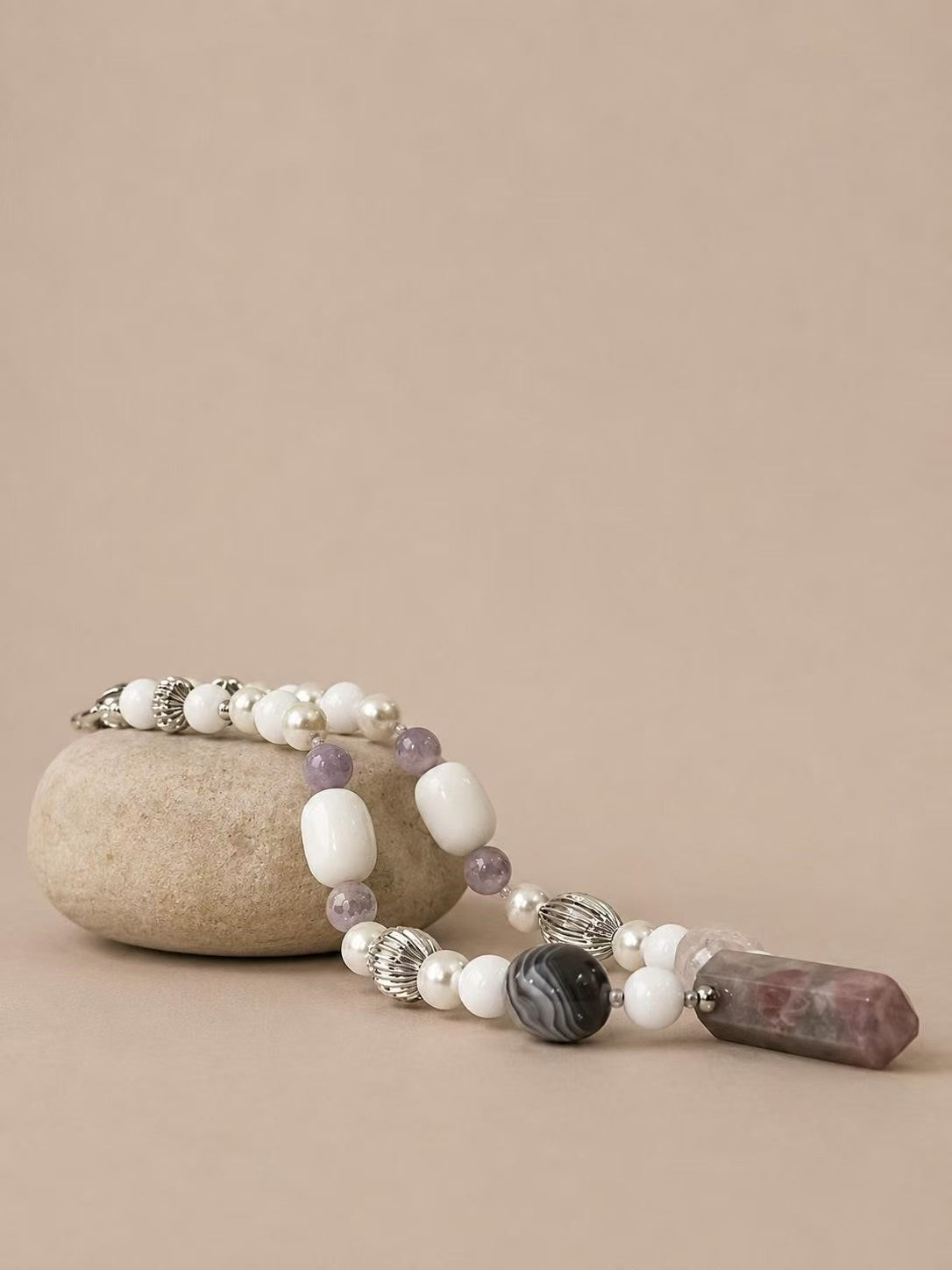 February Amethyst Matching Pet & Owner Necklace