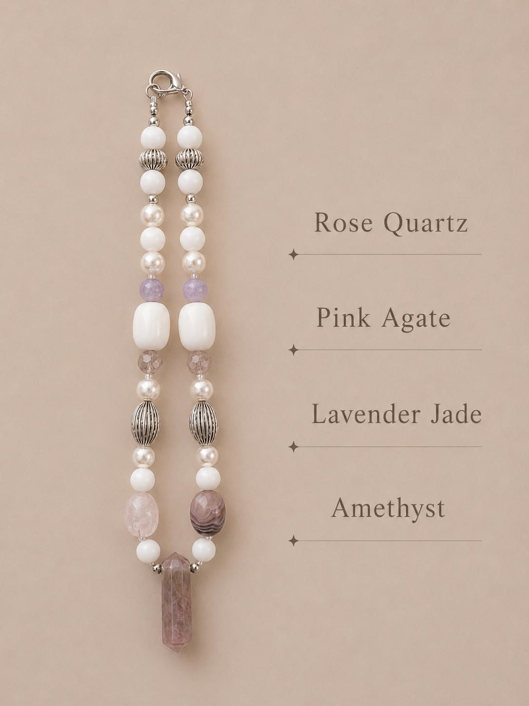 February Amethyst Matching Pet & Owner Necklace
