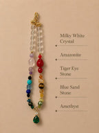 April Clear Quartz Matching Pet & Owner Necklace