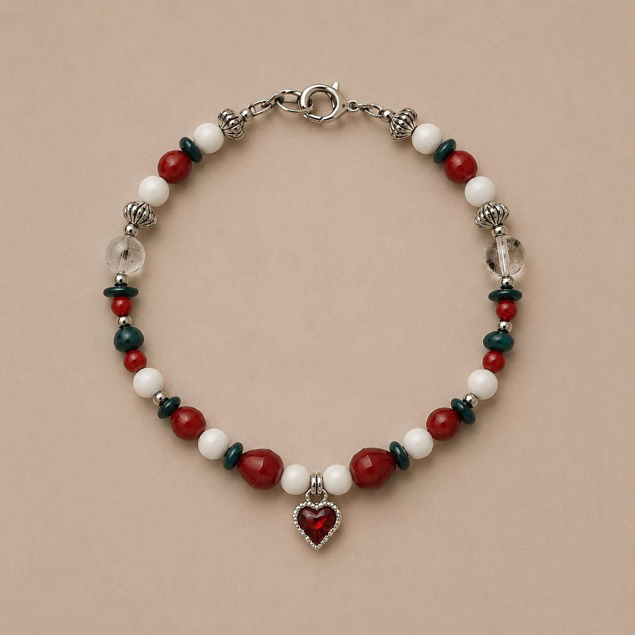 July Coral Matching Pet & Owner Necklace