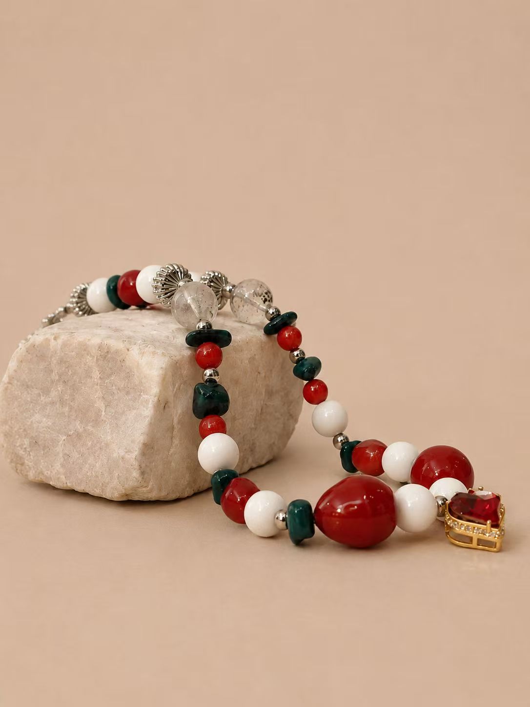 July Coral Matching Pet & Owner Necklace