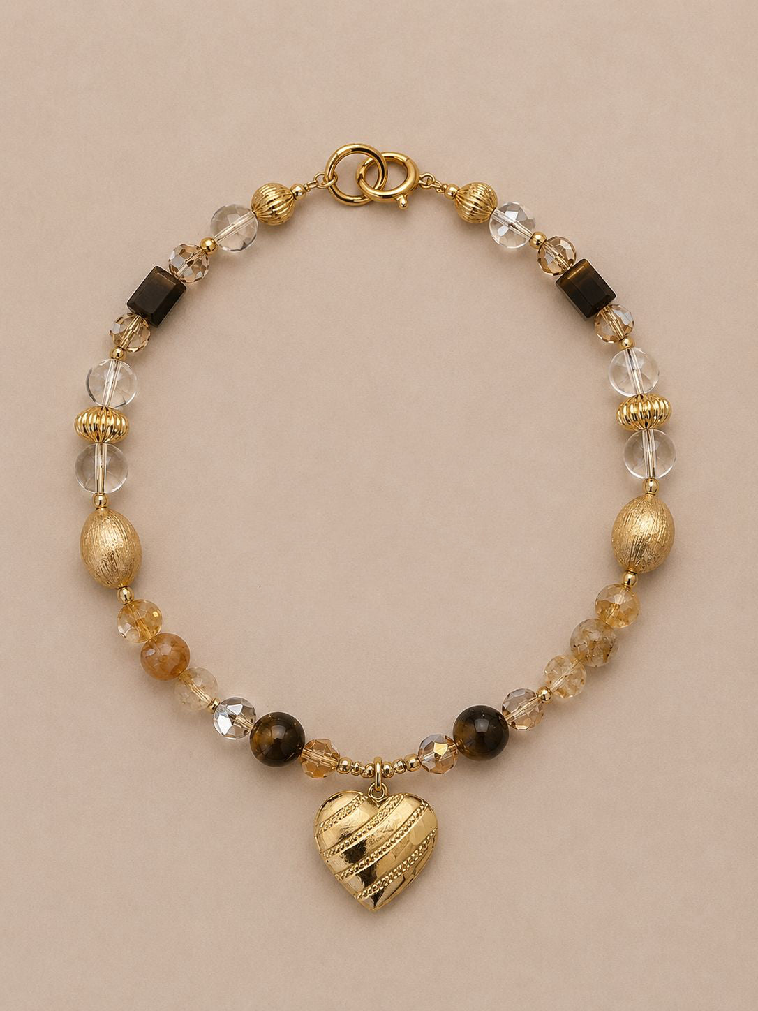 November Citrine Matching Pet & Owner Necklace