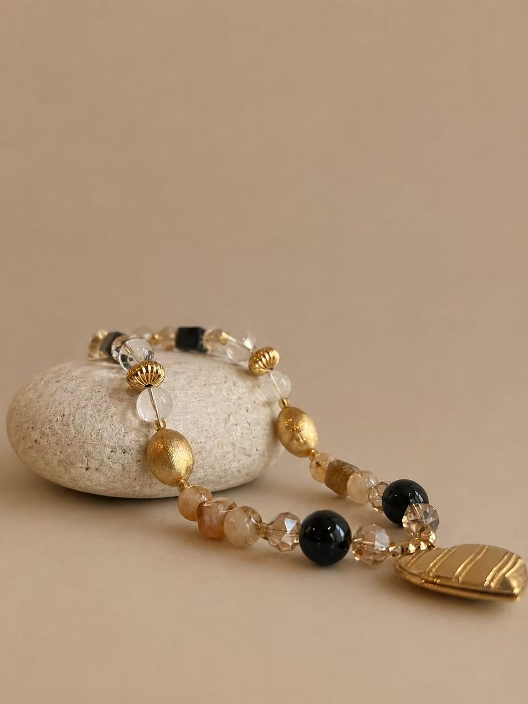 November Citrine Matching Pet & Owner Necklace