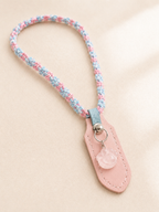 Rose Quartz Handwoven Pet Necklace