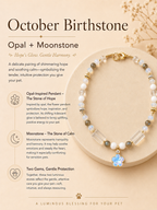 October Opal-Inspired Matching Pet & Owner Necklace