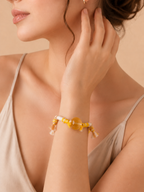 Tibetan Handwoven Natural Crystal Macaron Bracelet for Chakra Energy