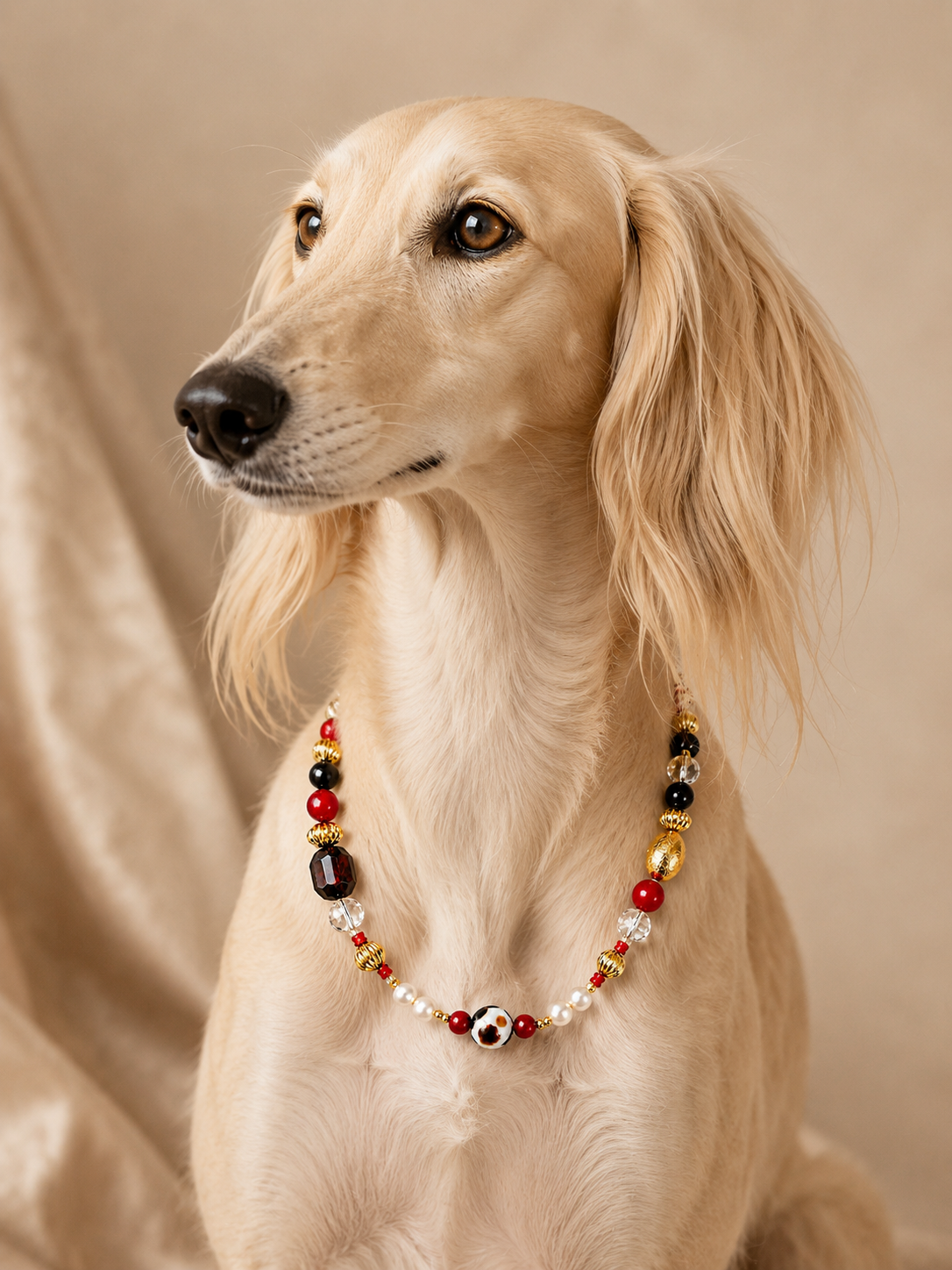 January Garnet Matching Pet & Owner Necklace