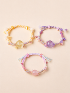 Tibetan Handwoven Natural Crystal Macaron Bracelet for Chakra Energy