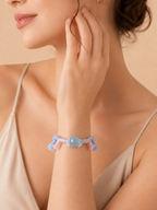 Tibetan Handwoven Natural Crystal Macaron Bracelet for Chakra Energy