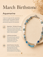 March Aquamarine Matching Pet & Owner Necklace