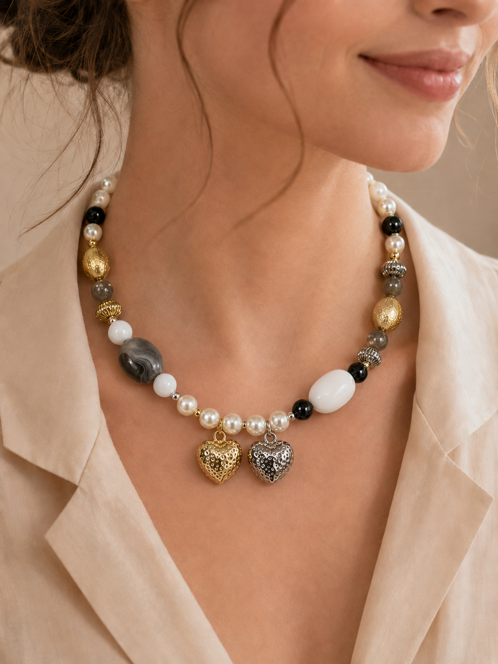 June Moonstone Matching Pet & Owner Necklace
