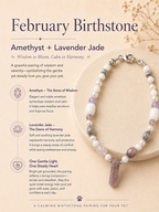 February Amethyst Matching Pet & Owner Necklace