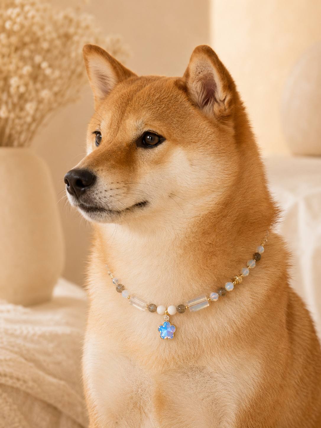 October Opal-Inspired Matching Pet & Owner Necklace