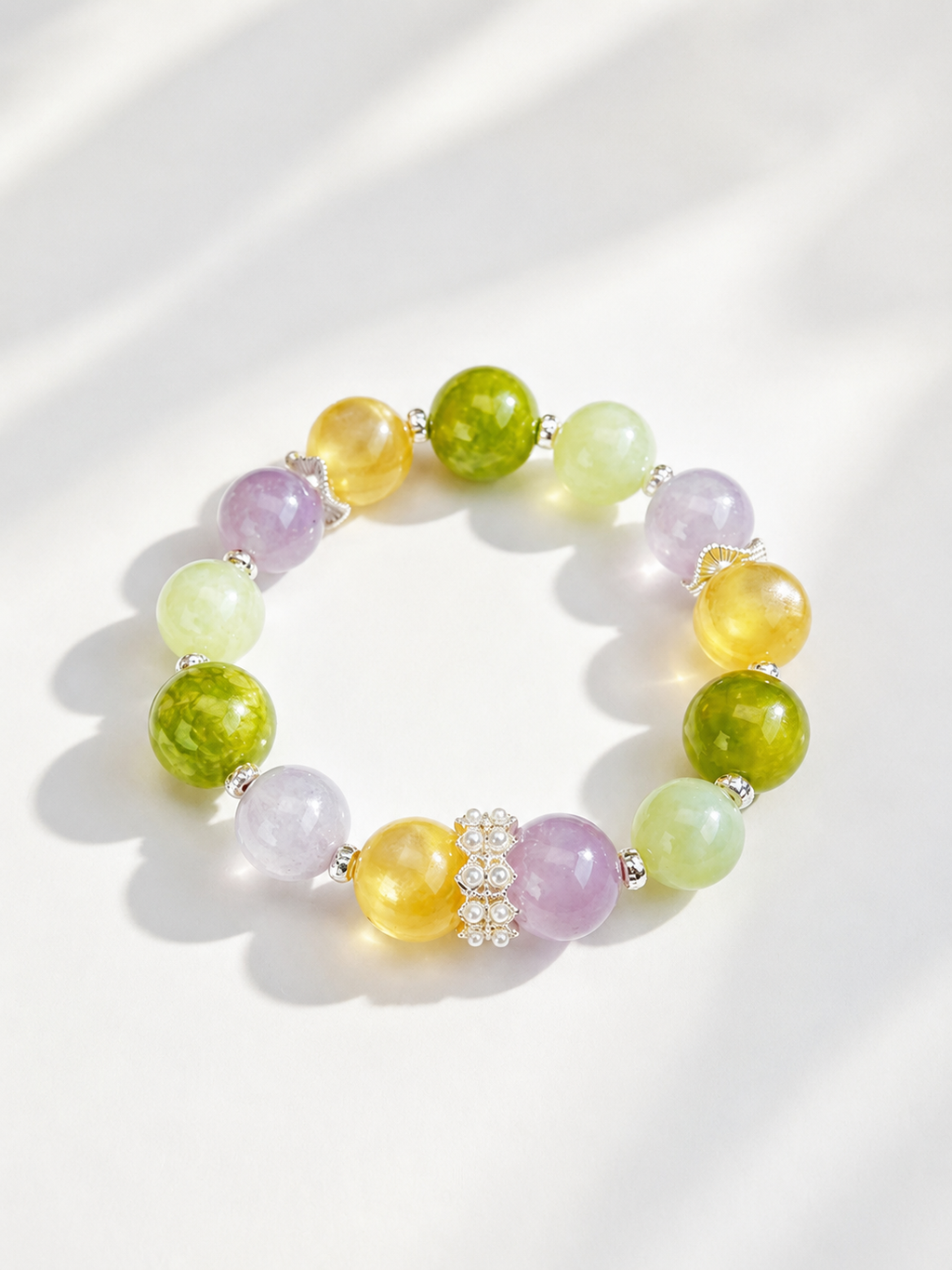 Citrine Matching Pet Collar & Owner Bracelet Set