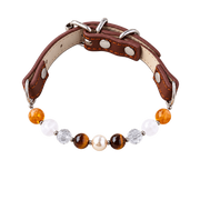 Brown collar · S