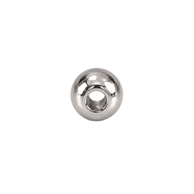 Silver-Plated Spacer Bead