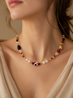 January Garnet Matching Pet & Owner Necklace